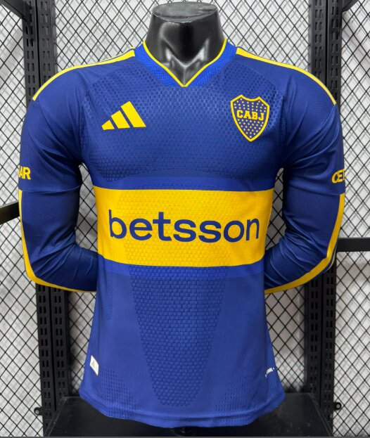 AAA Quality Boca Juniors 26/27 Home Long Soccer Jersey(Player)